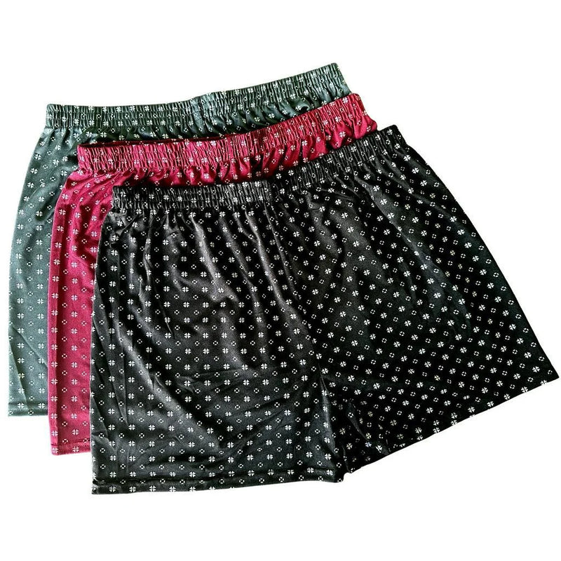 Kit 3 Samba Canção Pijama Estampado/Liso Masculino Short Webmodasjr