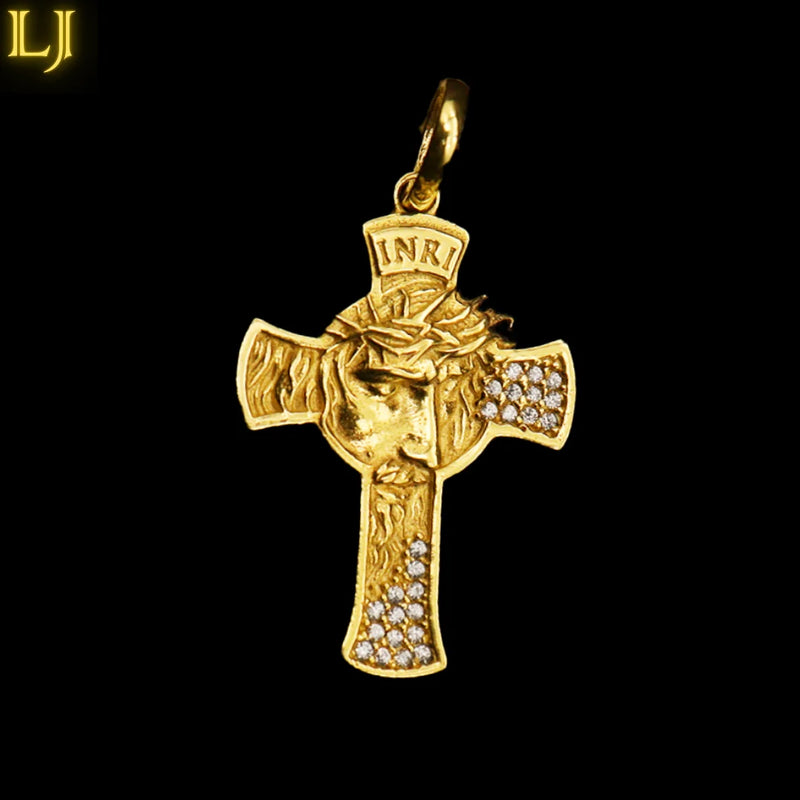 Pingente Crucifixo Masculino Eternal Guarantee Old Currency em Cor! Bíblia Cruz de Jesus Cristo 3D - FRETE GRÁTIS🔥