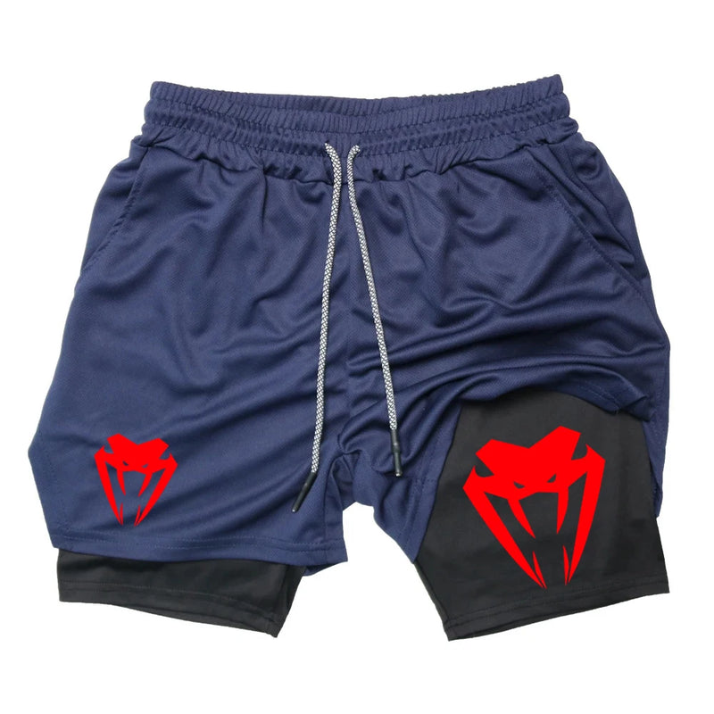 Shorts de Corrida Masculinos Fitness Esportivos Webmodasjr