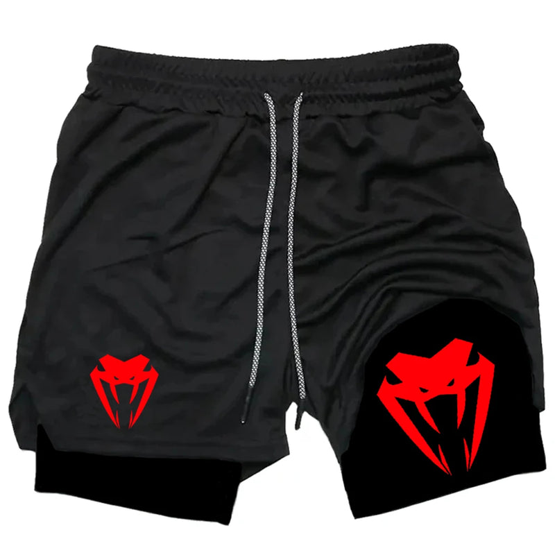 Shorts de Corrida Masculinos Fitness Esportivos Webmodasjr