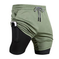 2 Shorts em 1 Especialmente para esportes! Webmodasjr 🔥