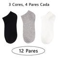 12 Pares de meia curtas Webmodasjr