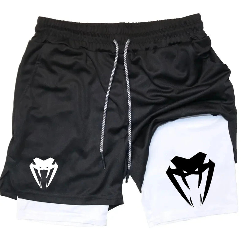 Shorts de Corrida Masculinos Fitness Esportivos Webmodasjr