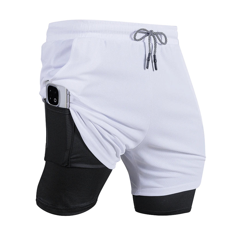 2 Shorts em 1 Especialmente para esportes! Webmodasjr 🔥