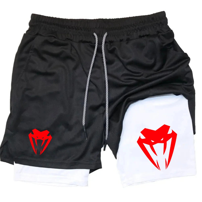 Shorts de Corrida Masculinos Fitness Esportivos Webmodasjr