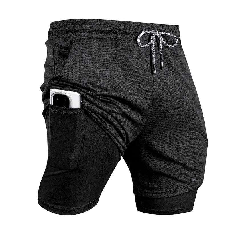 2 Shorts em 1 Especialmente para esportes! Webmodasjr 🔥
