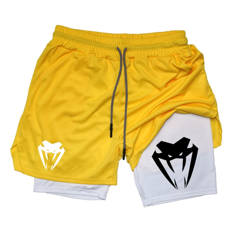 Shorts de Corrida Masculinos Fitness Esportivos Webmodasjr