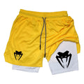 Shorts de Corrida Masculinos Fitness Esportivos Webmodasjr