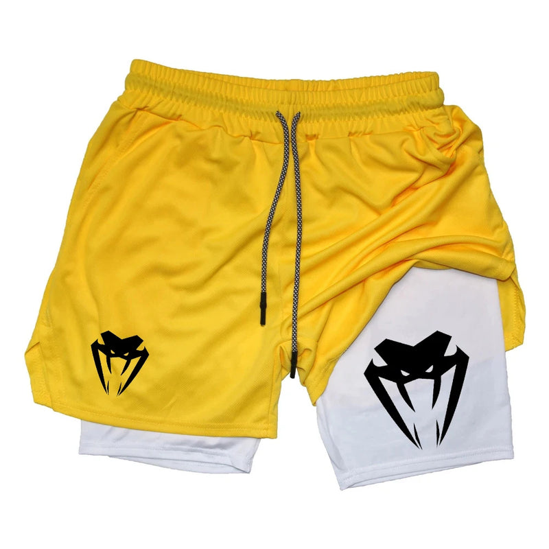 Shorts de Corrida Masculinos Fitness Esportivos Webmodasjr