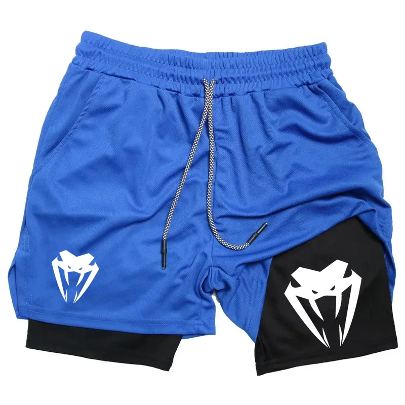 Shorts de Corrida Masculinos Fitness Esportivos Webmodasjr