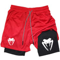 Shorts de Corrida Masculinos Fitness Esportivos Webmodasjr