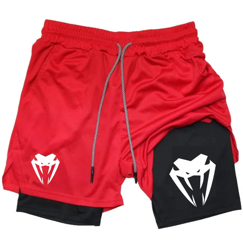 Shorts de Corrida Masculinos Fitness Esportivos Webmodasjr