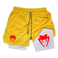 Shorts de Corrida Masculinos Fitness Esportivos Webmodasjr